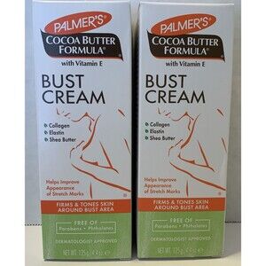 2 Palmers Cocoa Butter Formula  w Vitamin E / Collagen / Elastin / Bust Cream